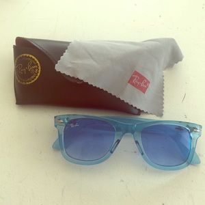 Blue Ray Ban sunglasses